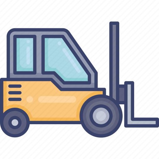 Box, forklift, logistic, package, shipping, sorting, storage icon - Download on Iconfinder