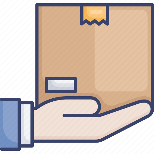 Box, delivery, gesture, hand, logistic, package, shipping icon - Download on Iconfinder