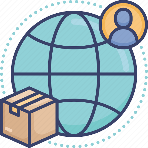 Box, delivery, global, international, logistic, package, shipping icon - Download on Iconfinder