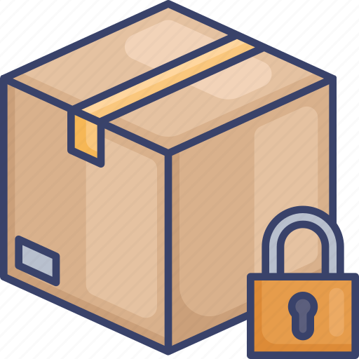 Box, lock, logistic, package, privacy, protection, shipping icon - Download on Iconfinder
