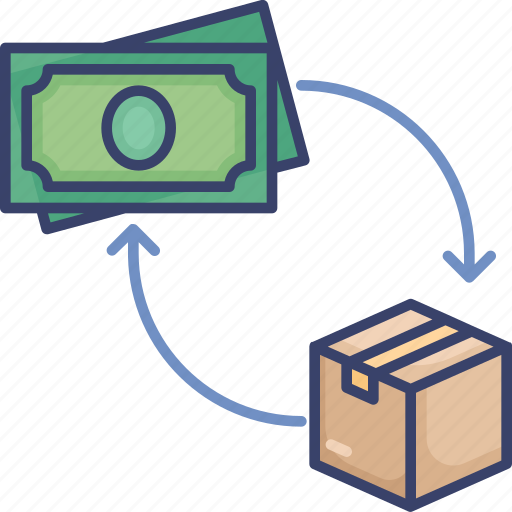 Box, delivery, logistic, money, package, shipping, transfer icon - Download on Iconfinder