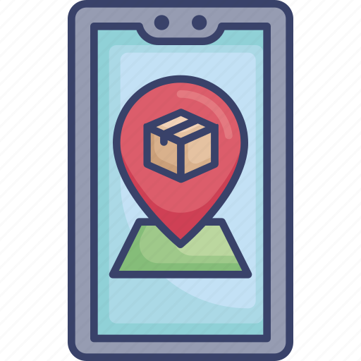 Delivery, destination, location, logistic, navigation, shipping, smartphone icon - Download on Iconfinder