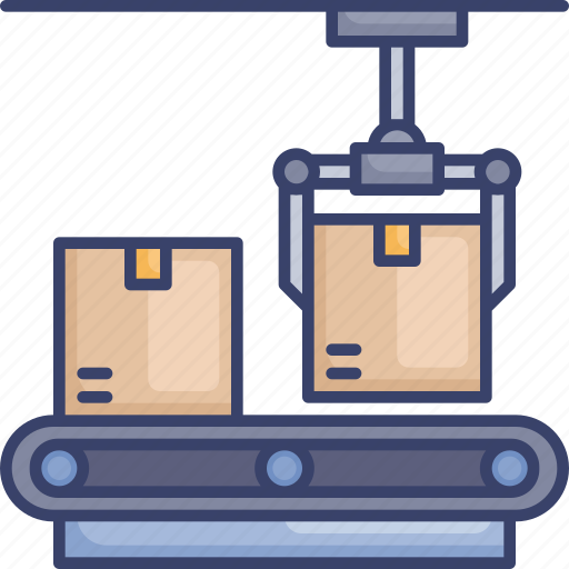 Delivery, logistic, robotics, shipping, sorting icon - Download on Iconfinder