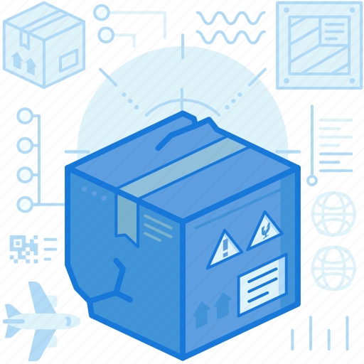 Box, damage, delivery, fragile, logistic, package, parcel icon - Download on Iconfinder
