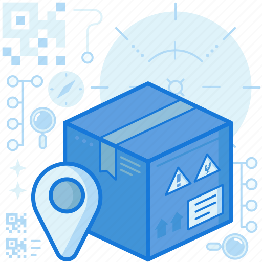 Delivery, destination, location, logistic, marker, navigation, pointer icon - Download on Iconfinder