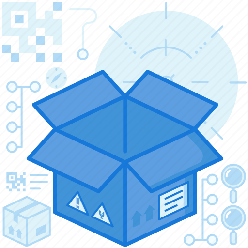 Box, delivery, fragile, logistic, open, package, parcel icon - Download on Iconfinder