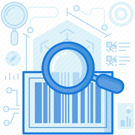 Bar, code, delivery, ecommerce, logistic, magnifier, scan icon - Download on Iconfinder