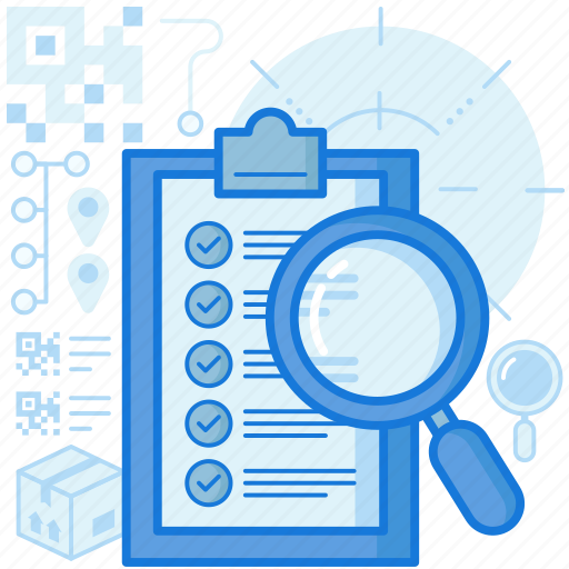 Checklist, clipboard, confirm, find, magnifier, scan, search icon - Download on Iconfinder