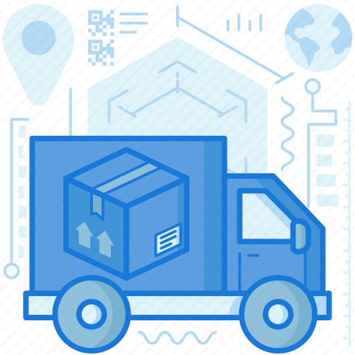 Box, delivery, logistic, package, parcel, transport, truck icon - Download on Iconfinder