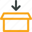 box, package, parcel packing, shipping icon 