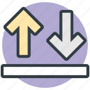arrows, directional arrows, download, upload, upward