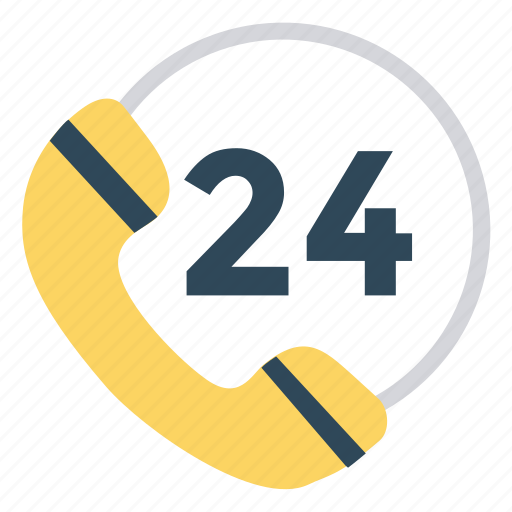 Call, fulltime, helpline, services, support icon - Download on Iconfinder