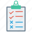 checklist, clipboard, document, paper, sheet 