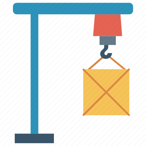 Box, crane, delivery, lifter, package icon - Download on Iconfinder