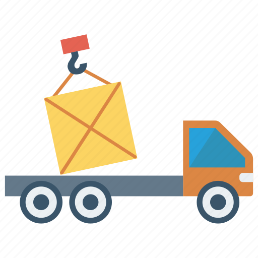Cargo, crane, lifter, parcel, truck icon - Download on Iconfinder