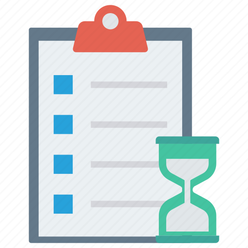 Clipboard, deadline, document, hourglass, stopwatch icon - Download on Iconfinder