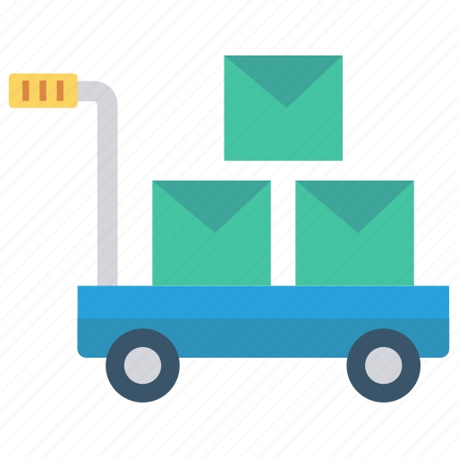 Boxes, delivery, dolly, handtruck, products icon - Download on Iconfinder