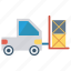 boxes, crane, forklift, lifter, vehicle 