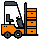forklift, logistic, transportation, vehicle, warehouse