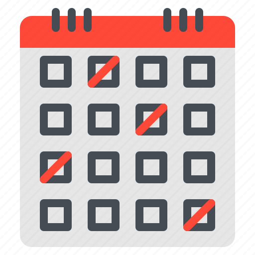 Calendar, date, list, schedule, timetable icon - Download on Iconfinder
