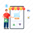 online purchase, shopping app, online shopping, ecommerce, mobile shopping