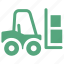 fork truck, forklift, logistics, warehouse 