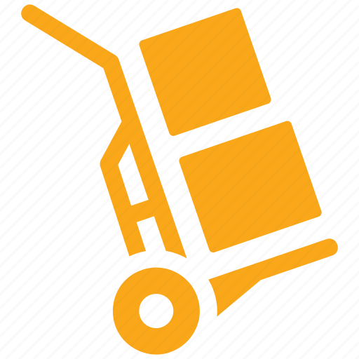 Boxes, hand truck, logistics, package icon - Download on Iconfinder
