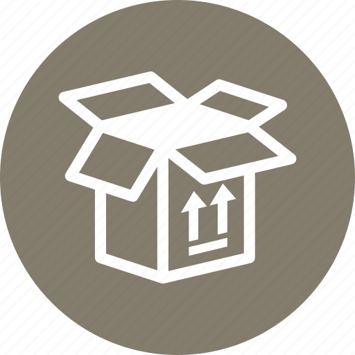 Open box, package, shipment, this side up icon - Download on Iconfinder