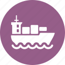 boat, cargo ship, container, logistics