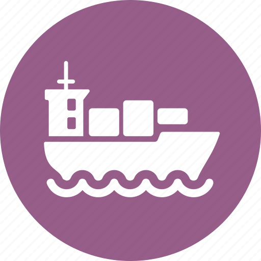 Boat, cargo ship, container, logistics icon - Download on Iconfinder