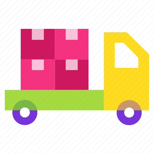 Cargo, delivery service, delivery van, load, logistics, package, parcel icon - Download on Iconfinder
