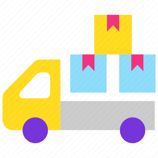 Cargo, delivery truck, delivery van, logistics, shipment, transport icon - Download on Iconfinder