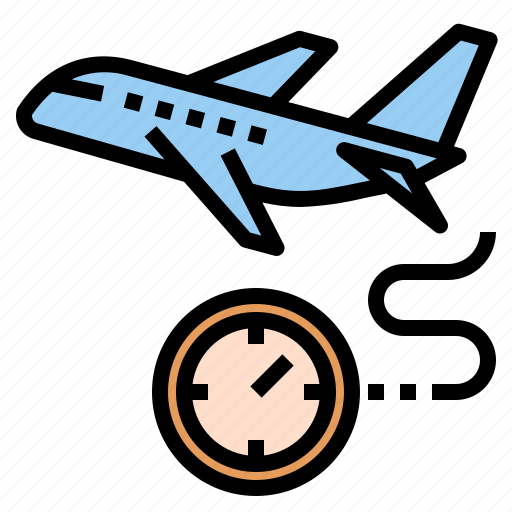 Boarding, departure, export, plane, time icon - Download on Iconfinder