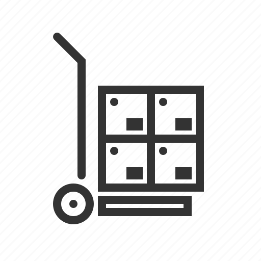Cart, transportation, trolley, truck, delivery icon - Download on Iconfinder
