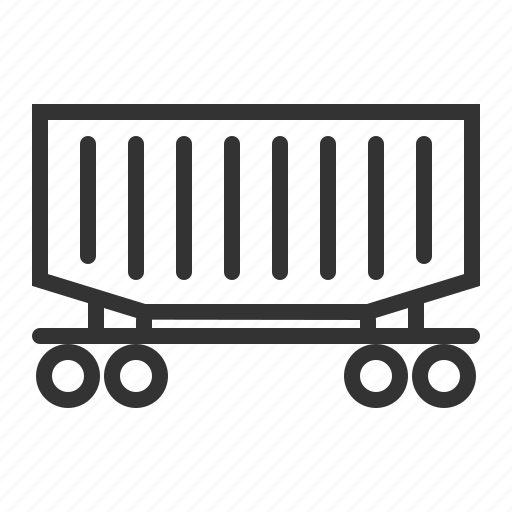 Cargo, logistics, railroad, train, railway icon - Download on Iconfinder
