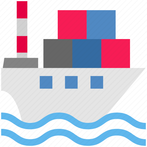 Cargo, delivery, logistics, sea, ship, shipping, transport icon - Download on Iconfinder