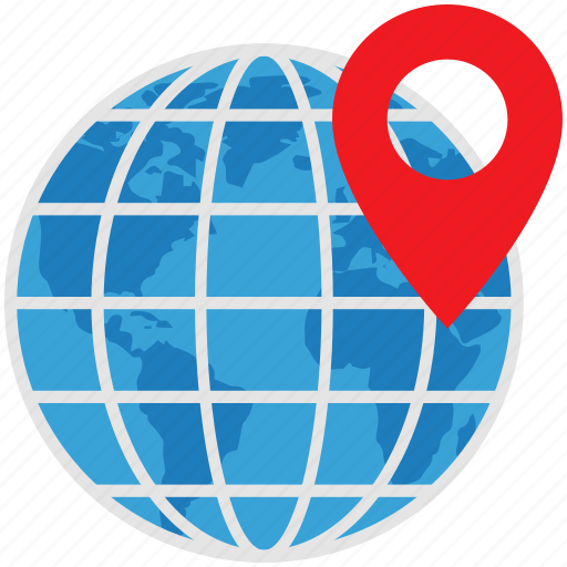 Cargo, delivery, global, location, logistics, map pin, marker icon - Download on Iconfinder