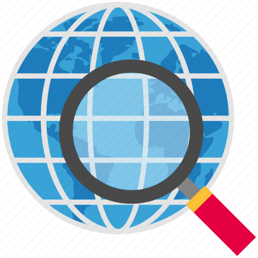 Delivery, find, global, logistics, magnifier, search icon - Download on Iconfinder