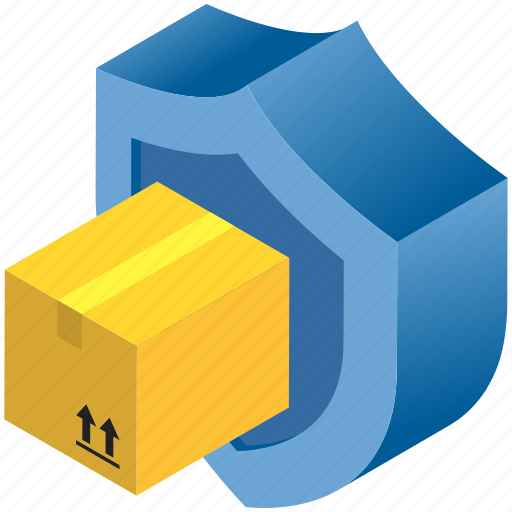 Box, delivery, logistics, package, protect, secure, shield icon - Download on Iconfinder