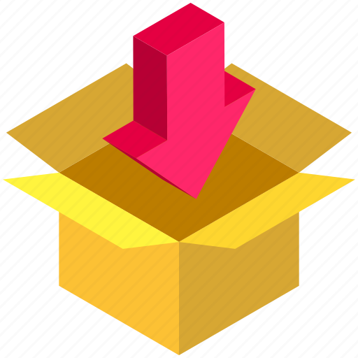 Arrow, box, delivery, gift, in, logistics, shipping icon - Download on Iconfinder