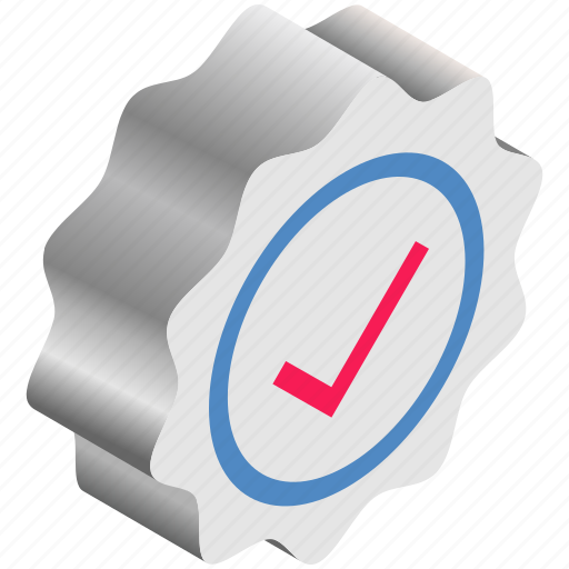 Accept, check, delivery, label, logistics, shipping, sticker icon - Download on Iconfinder