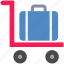 bag, briefcase, cart, delivery, logistics, parcel, shipping 