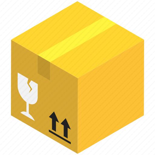 Box, delivery, glass, logistics, package, parcel, shipping icon - Download on Iconfinder