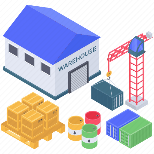 Crane machine, industrial crane, material lifter, parcel loading, tower crane icon - Download on Iconfinder