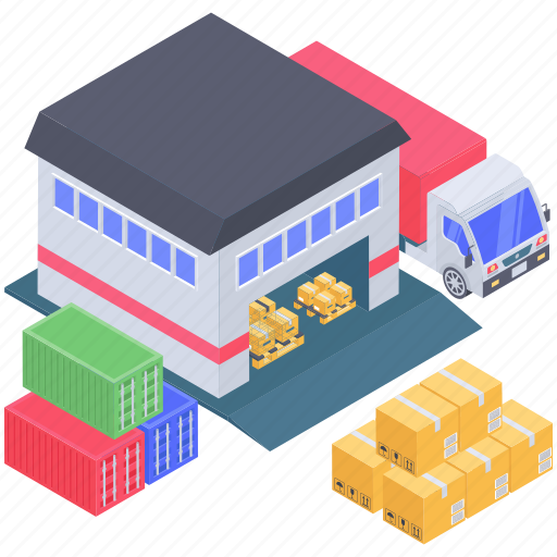 Depository, stockroom, storehouse, storeroom, warehouse icon - Download on Iconfinder