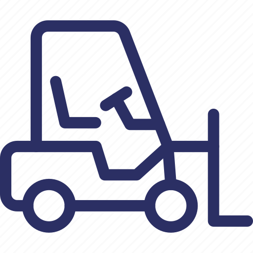 Delivery lifter, fork lift, forklift truck, lifter, logistics icon - Download on Iconfinder