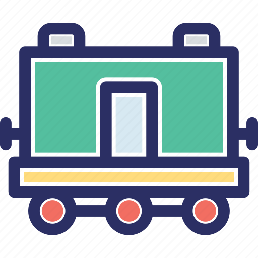 Cargo container, cargo train, container, delivering, freight train icon - Download on Iconfinder