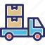 cargo, delivery truck, delivery van, logistic delivery, shipment 