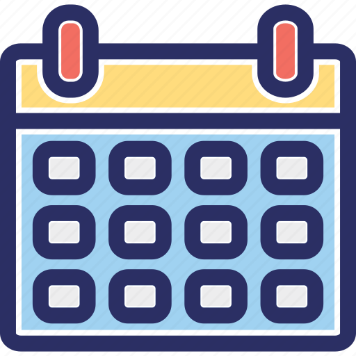 Almanac, calendar schedule, chronology, daybook, reminder icon - Download on Iconfinder