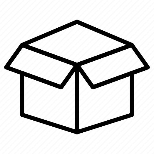 Box, package, empty, delivery icon - Download on Iconfinder